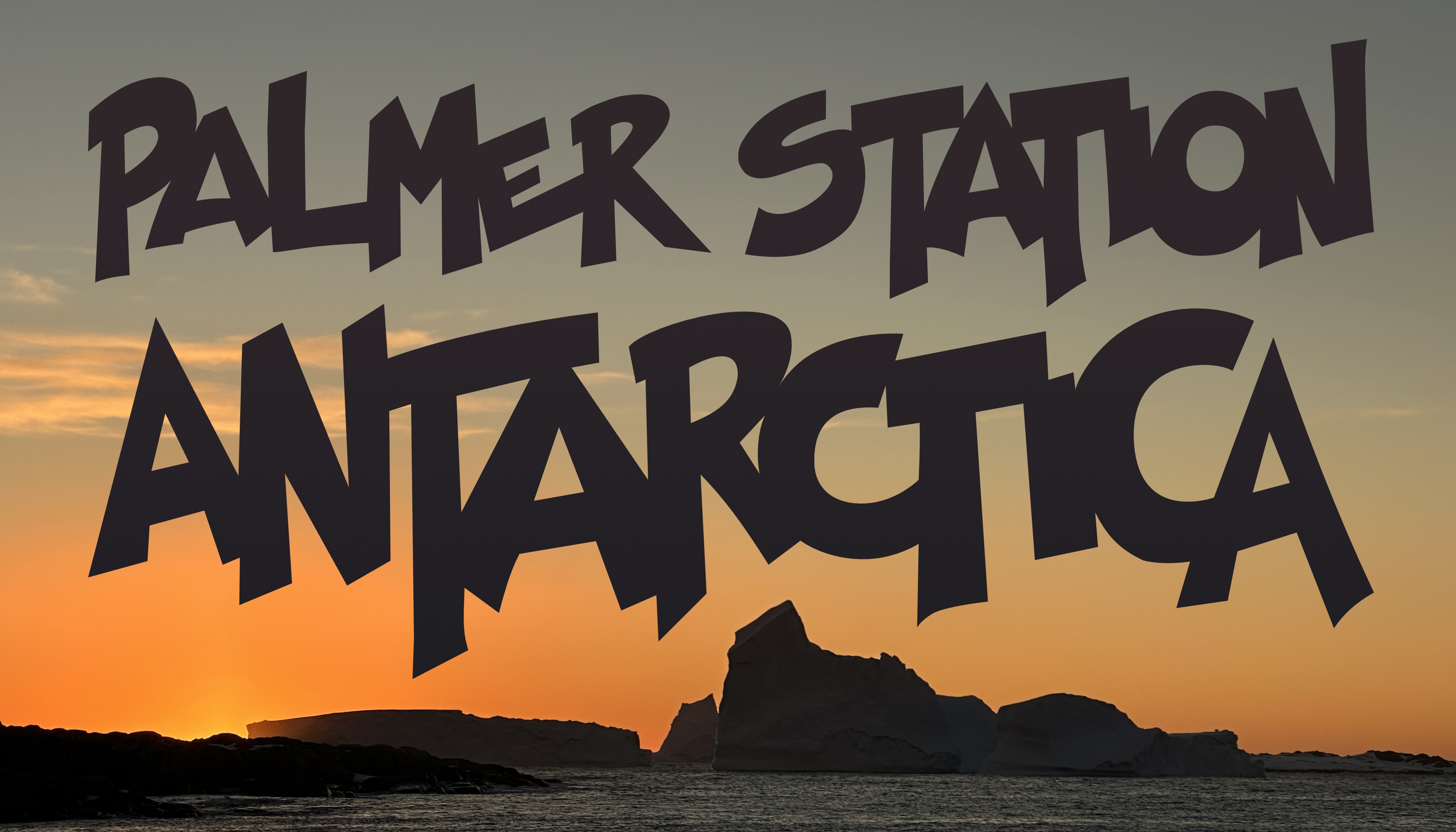 Sunset at PALMER STATION, Antarctica